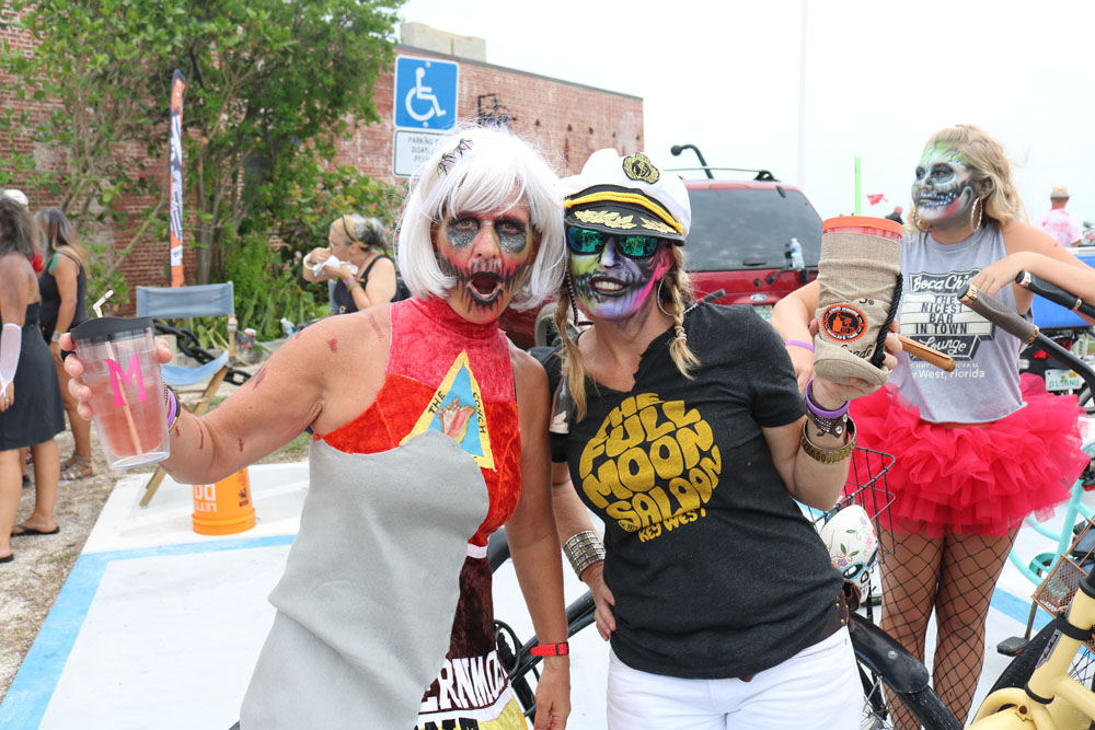 Zombie Bike Ride 2017 photo - Duval Street, Key West